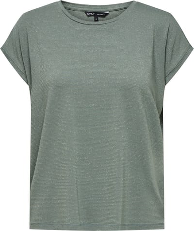 ONLY CARMAKOMA - CARCLAUDIA S/S GLITTER TOP NOOS - Meisjes - T-shirts