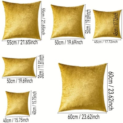 1 Stuk Huis Decoratief Luxe Super Zacht Kunstfluweel Rechthoekige Kussensloop Kussensloop voor Bank/Bed/Woonkamer 45x45cm/17.7x17. 45x45cm