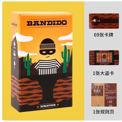 Bandido Bandida Bordspel 1-4 Spelers Strategie Puzzel Kaart Ideaal Voor Kinderen & Volwassenen Feest Familie Plezierig