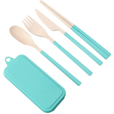 Draagbare Lunchbox Milieuvriendelijke Tarwestro Dozen Picknick Opbergdoos Fruitcontainer Gecompartimenteerde Lunchbox voor Kinderen Volwassenen