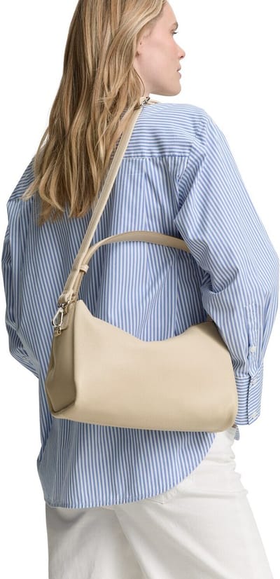 Tom Tailor - TTDEA M buideltas met verstelbare schouderriem - Maat ONESIZE - off white / off white