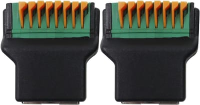Netwerk Adapter - RJ45 Connector - Soldeerloze Verbinding - Veerklem Aansluiting - 5x5x5 cm