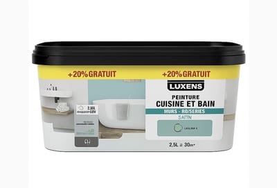 Luxens Muurverf Laguna 5 mint groen - 2,5L - Satin - Binnenverf - 25m² dekking