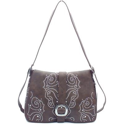 Desigual schoudertas Poker Face Posadas Mini 2.0 Crossbody Bag Chocolate donkerbruin