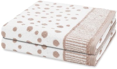 Ross Sonstiges 2 X douchehanddoek in set 2 pack Punkte allover