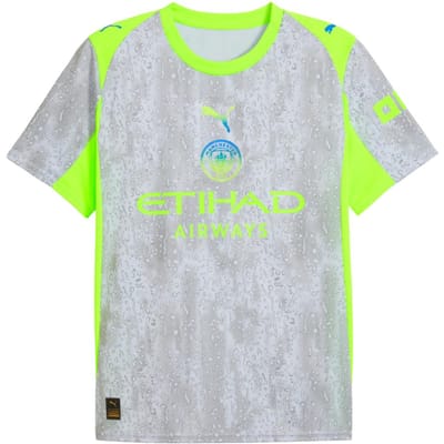 Puma Manchester City Fc 25/26 Replica Derde T-shirt Met Korte Mouwen Grijs 2XL Man