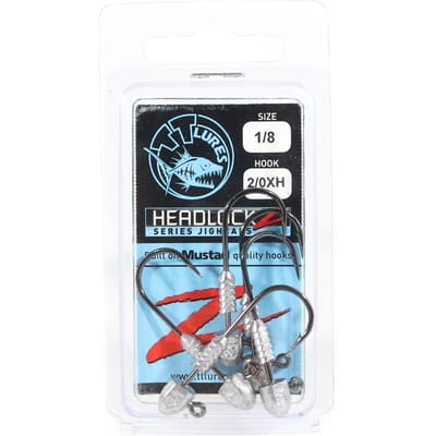 Tackle Tactics TT Headlockz HD jigkop 1/8 oz 2/0 XH 5/verpakking (3023)