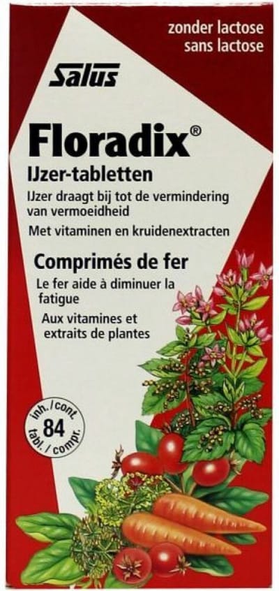 Floradix IJzer - 3 x 84 tabletten - Voordeelverpakking