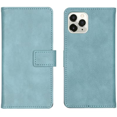 imoshion Hoesje - Geschikt voor Apple iPhone 11 Pro - Luxe Bookcase - Lichtblauw
