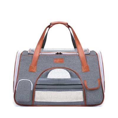 Draagtas Kat Draagbaar Draagbaar Eénschouder Huisdier Rugzak voor Uitjes Ademende Kat Rugzak Kat Uitjes Tas M 50*30*30cm