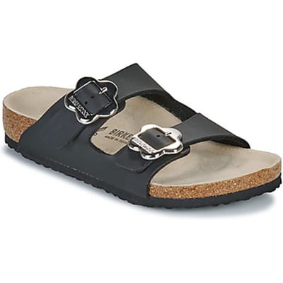 BIRKENSTOCK  Slippers Arizona Kids Flower Buckle BF Black