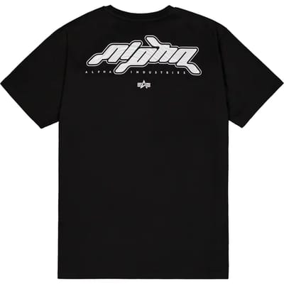 T-shirt Alpha Industries 3D Wavy Backprint