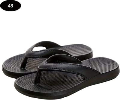Livano Slippers Dames - Teenslippers - Flip Flops - Comfortabel - Zomer - Zwart 43