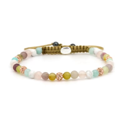 Karma Armband (Sieraad) Spiral PHOEBE XXS (rosegold crystal) Rose