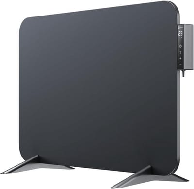 Infrarood Paneel Verplaatsbaar - Infrarood Verwarming - Digitale Heater - Infraroodtherapie - Infraroodkachel Vrijstaand - Zwart - Comfort