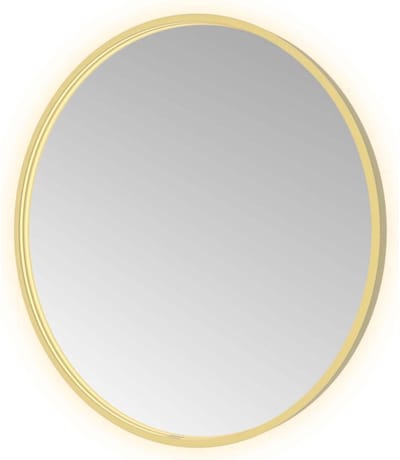 Hotbath &More Mirrors Round LED Badkamerspiegel - Rond - 80 cm - Geborsteld Messing Pvd