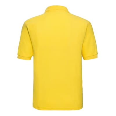 Russell Heren Polycotton Pique Poloshirt (Geel)