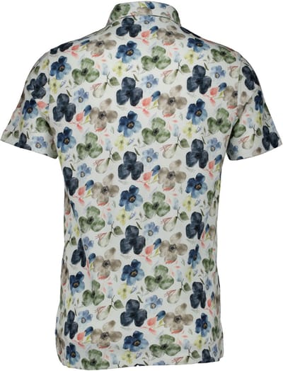 R2 Amsterdam Polo Print Multicolor - Maat S - Heren
