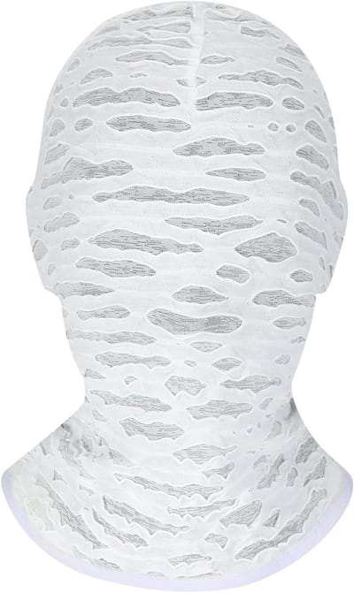Unisex Volledige Gezichtsmasker voor Halloween - Spandex Hoofdmasker voor Carnaval en Cosplay, Zwart