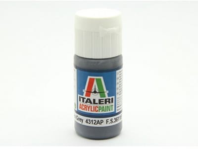 Italeri 4312ap - Flat Extra Dark Sea Grey - Modelbouwverf Acryl
