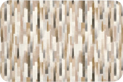 WC mat 90x60 cm - Antislip - Abstract - Patroon - Kwaststreken - Toiletmat - Vloermat - Douchemat - Toilet tapijt - Toiletmatten