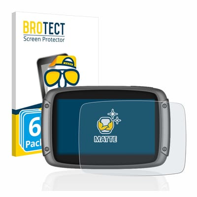 BROTECT - Screenprotector voor TomTom Rider 500 / 550 - Folie Beschermfolie matte 6 Stuks