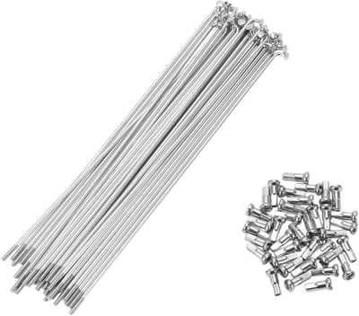 Dailygoods- Spaken 14G 165MM - Fietsspaken - Carbon Staal - 36 Stuks - Upgrade voor Race Duurzaamheid - Schokbestendig - Fiets Spaken
