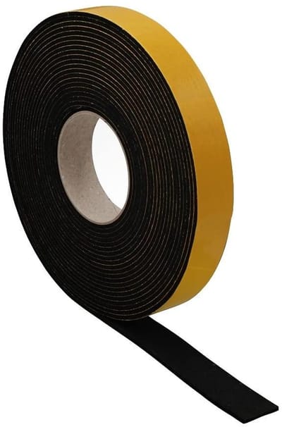 EPDM Afdichtingstape - Zelfklevende tape - Schakelkasten Afdichten - UV- en weerbestendig - 20 meter - Zwart
