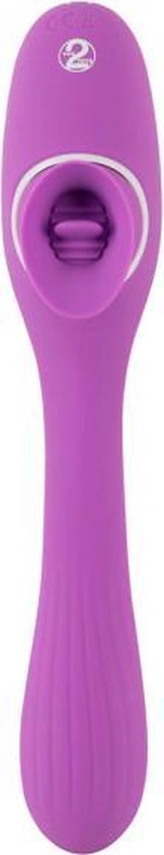 2 Functionele Buigbare Vibe Vibrator Lila