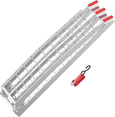 Opvouwbare Aluminium Oprit/Laadramp – 226 cm Lengte – 340 kg Laadvermogen voor Motoren en Scooters