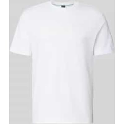 regular fit T-shirt van puur katoen model 'TS_STRUCTURE LOGO 1027473'