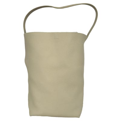The Row Grote N/S Park Tote Bag in Crème Kalfsleer