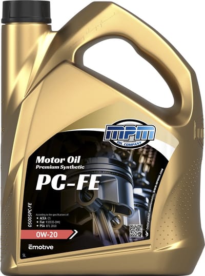 MPM Motorolie 0w20 PC-FE - 5 liter