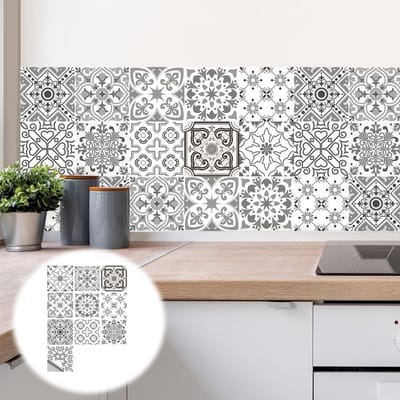 Dailygoods- Tegelstickers Mozaïek - 20 Stuks - Zelfklevende