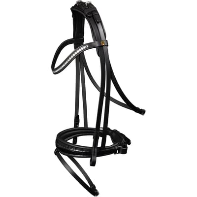 Waldhausen Waldhausen S-Line trenshoofdstel Magic Full Zwart