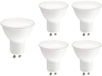 Kobi LED Spot GU10 1W - 90lm - 6000K - 230V - Voor Oriëntatieverlichting, Display of Keukenkast - GU10 Fitting - 5 stuks