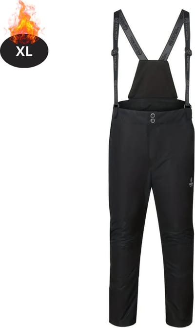 Livano Skibroek - Skipak - Snowboard Broek - Winterbroek - Sneeuwbroek - Heren - Wintersport - Zwart - Maat XL