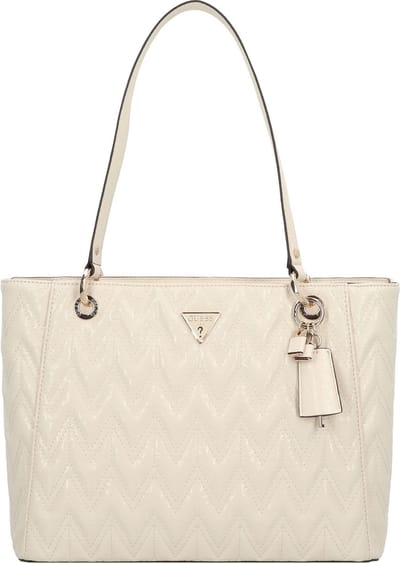 GUESS Schoudertas Shopper Adelard Noel Tote Stone Crème