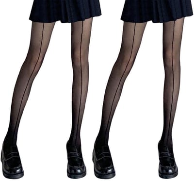 Dailygoods- Damessokken 2 Paar - Zachte/Ademende Sokken - Sexy/Sokken - Kledingaccessoires - Elastische Sokken - Nylon Materiaal