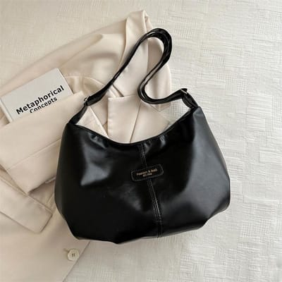Eenvoudige Grote Capaciteit Modieuze Effen Kleur Lente Mode Nieuwe Eenvoudige Diagonale Band Tote Dames Tas gray