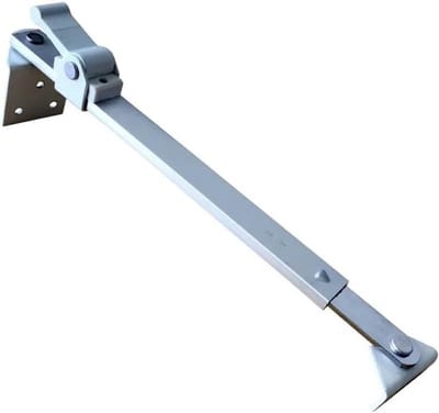 Raamuitzetters - Raambeugels - Ramen Vastzetten - Verstelbaar - 230-368mm - Zilverkleurig
