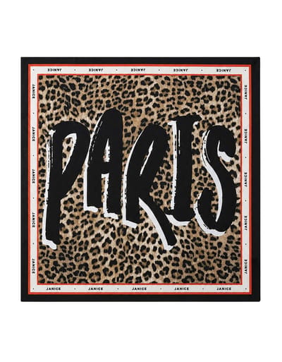 Janice Effron Sjaals Bruin Effron Panterprint