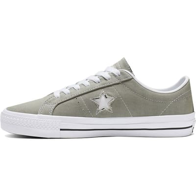 Converse One Star Pro Ox Kras-Af Scheurbaar Bovenwerk Trendy Veelzijdig Comfortabel Lage Top Canvas Schoenen Unisex sneaker Groen 165337C 41 gray