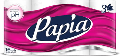 Zacht 3-Laags Toiletpapier - 16 Rollen