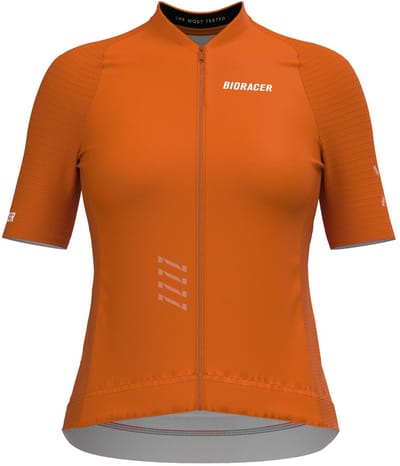 BIORACER Icon - Fietsshirt Zomer - Dames - Rusty Ochre - Korte Mouw - Ademend & Aansluitend - Maat L