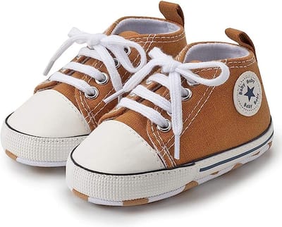 Steppies Babyschoentjes - Kaki - Zachte Zool Antislip - Maat 16-17 (0-6 maanden, 11 cm) - Babyslofjes