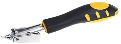 Ontnieter - Spijkertrekker - Metaal - Rubber - Nietjes Verwijderen - Nietenverwijderaar - Stoffeerders Koevoet - Ontnieten - Handheld Nietverwijderaars - Voor Meubels, Vloer, Houten Kist, Karton, Fotolijst, Tapijt - 185mm - Zwart/Geel
