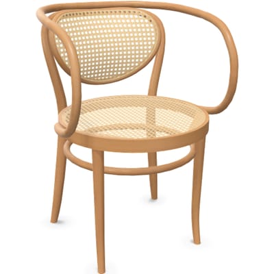 Thonet 210 R Stoel - natuur gebeitst
