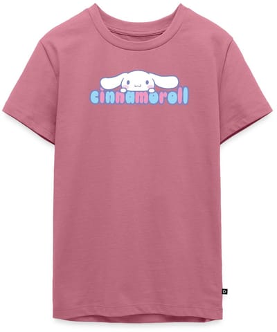 Cinnamoroll Gluurt Over De Letters Premium T-Shirt Tiener