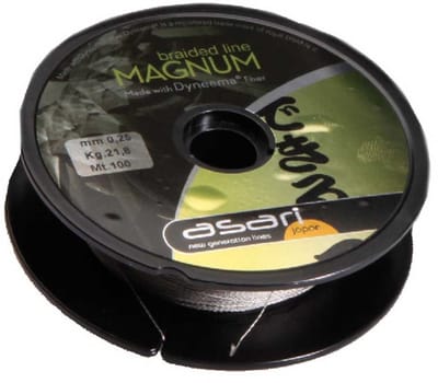Asari Magnum Gevlochten Vislijn 10x100 M Grijs 0.250 mm